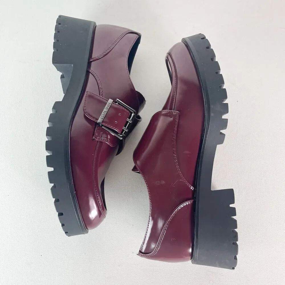 Nine West NWOB Women'S Red Pull-On Araise Loafer Size 9 - Picture 4 of 7